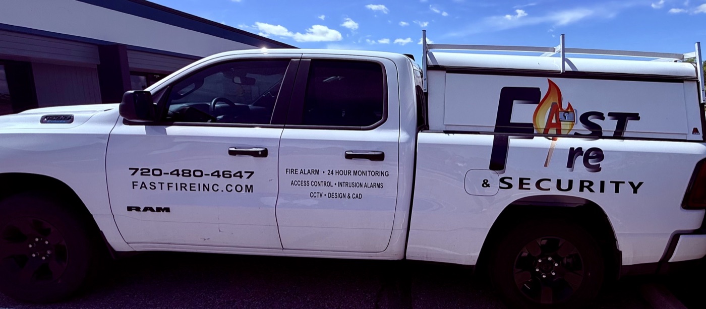 FAST Fire & Security service truck